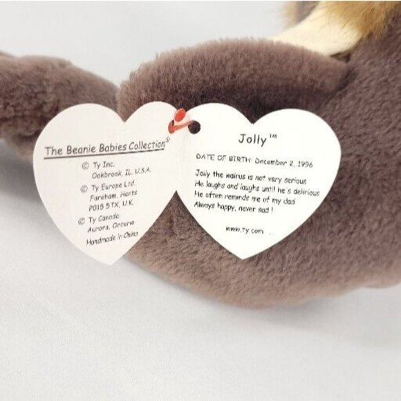 Ty Beanie Babies Jolly Walrus 1996 With Tag Beanie Baby - Picture 6 of 7
